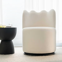 Scalloped Swivel Chair