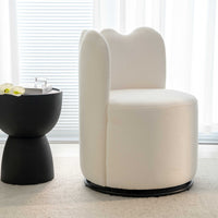 Scalloped Swivel Chair