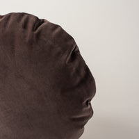 Kindred Cushion - Chocolate Velvet Round