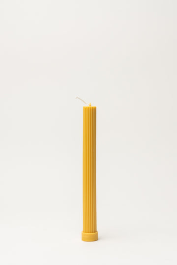 Pillar Candle Tall - Bright Yellow