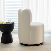 Scalloped Swivel Chair