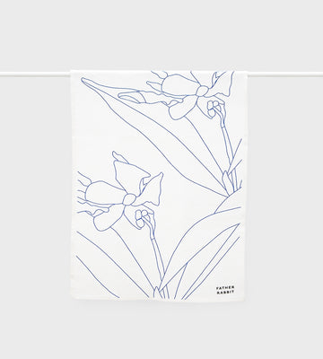 Tea Towel - Blue Jasmine