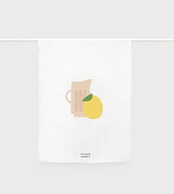 Tea Towel - Jug with Lemon