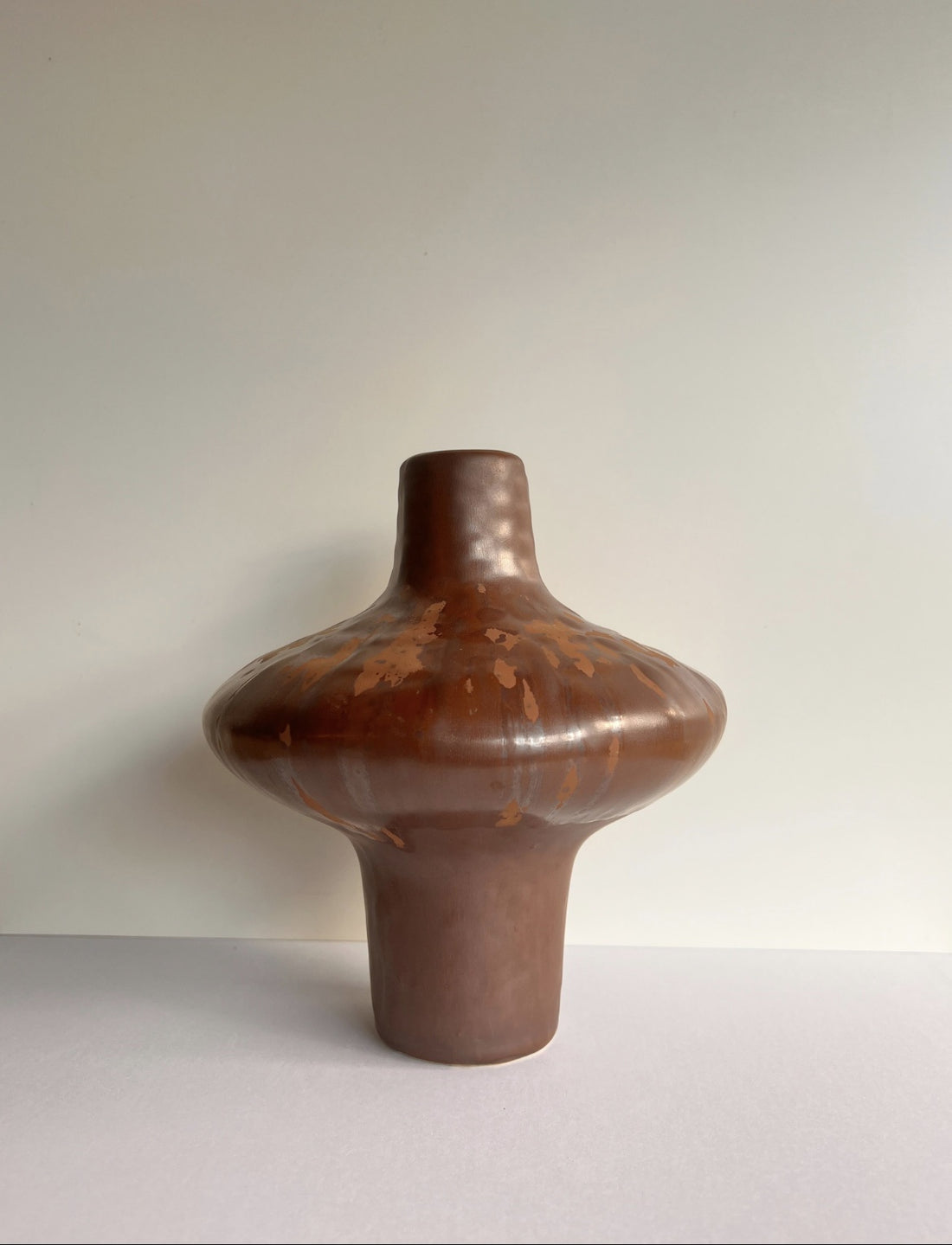 Brown Rustic Vase-SMALL