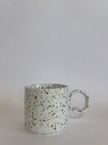 Ring Mug - White Speckle