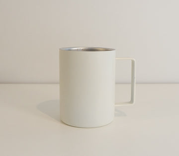 White Stainless Steel Mug
