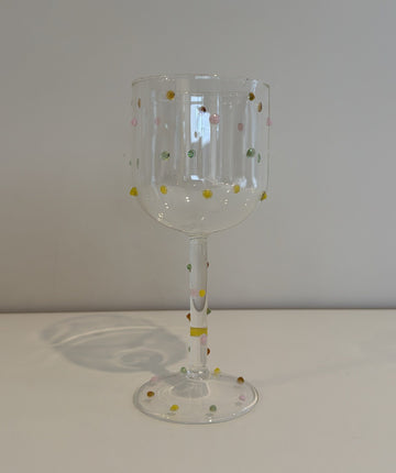 Spotty Wine Glass