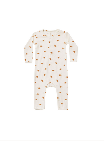 Ribbed Baby Jumpsuit - Snails