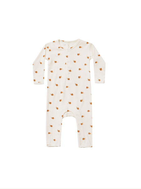 Ribbed Baby Jumpsuit - Snails