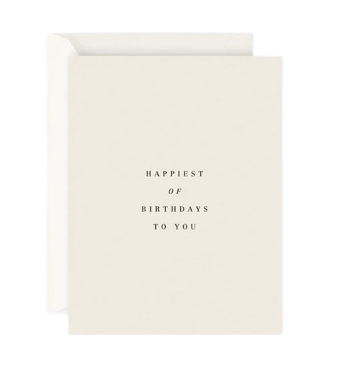 Happiest of Birthdays - Greeting card