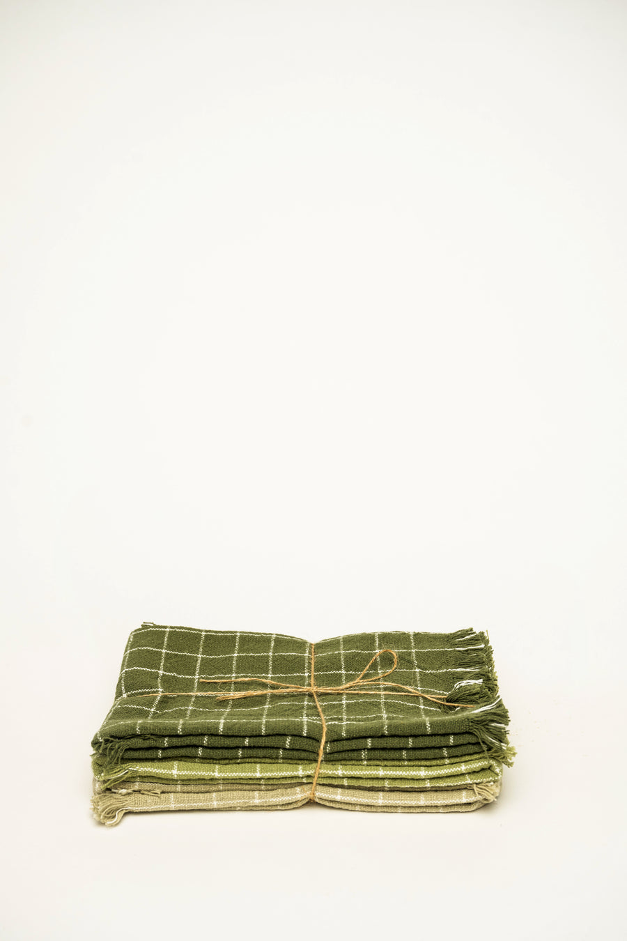 Tea Towels- green/sage/white 3pk