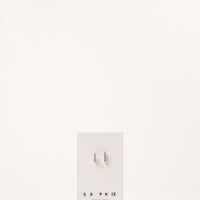 Lines Bar Studs - Silver