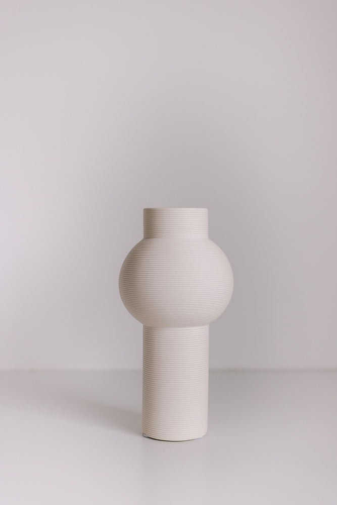 Tower Ribbed Vase