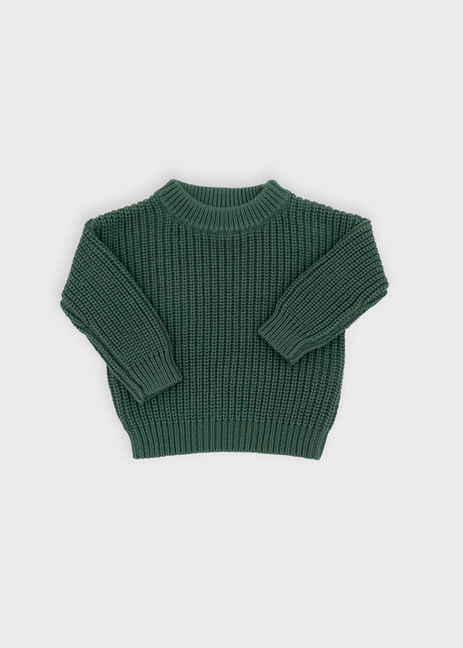 Chunky Knit - Forest Green