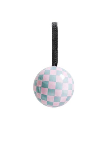 Lilac Checkers Bauble