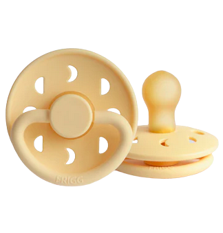 Moon Phase Pacifier Pale Daffodil Latex