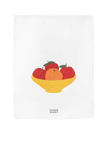 Tea Towel - Oranges Bowl