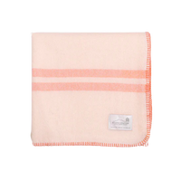 Woollen Cot Blanket - Piki Pink