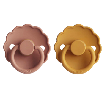 Daisy Pacifier Honey Gold/Rose Gold Natural Latex
