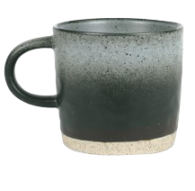 Black Frosted Gradient Strata Mug