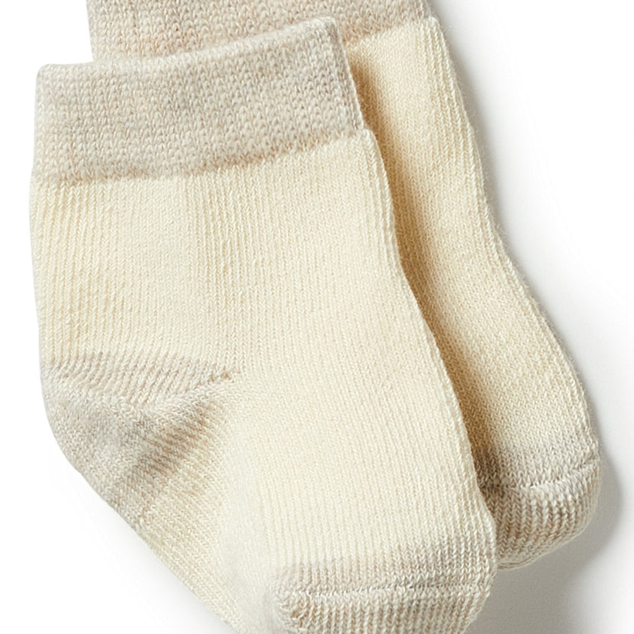 3 Pack Baby Socks - Nougat