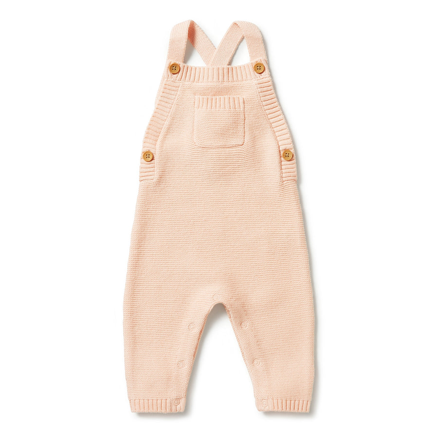 Knitted Overall - Blush