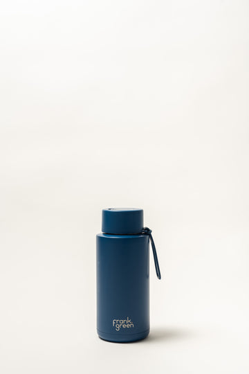 Stainless Steel Ceramic Reusable Bottle 34oz - Deep Ocean