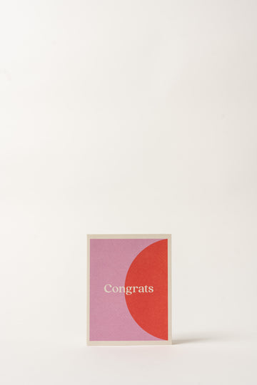 Card - Congrats Red Circle