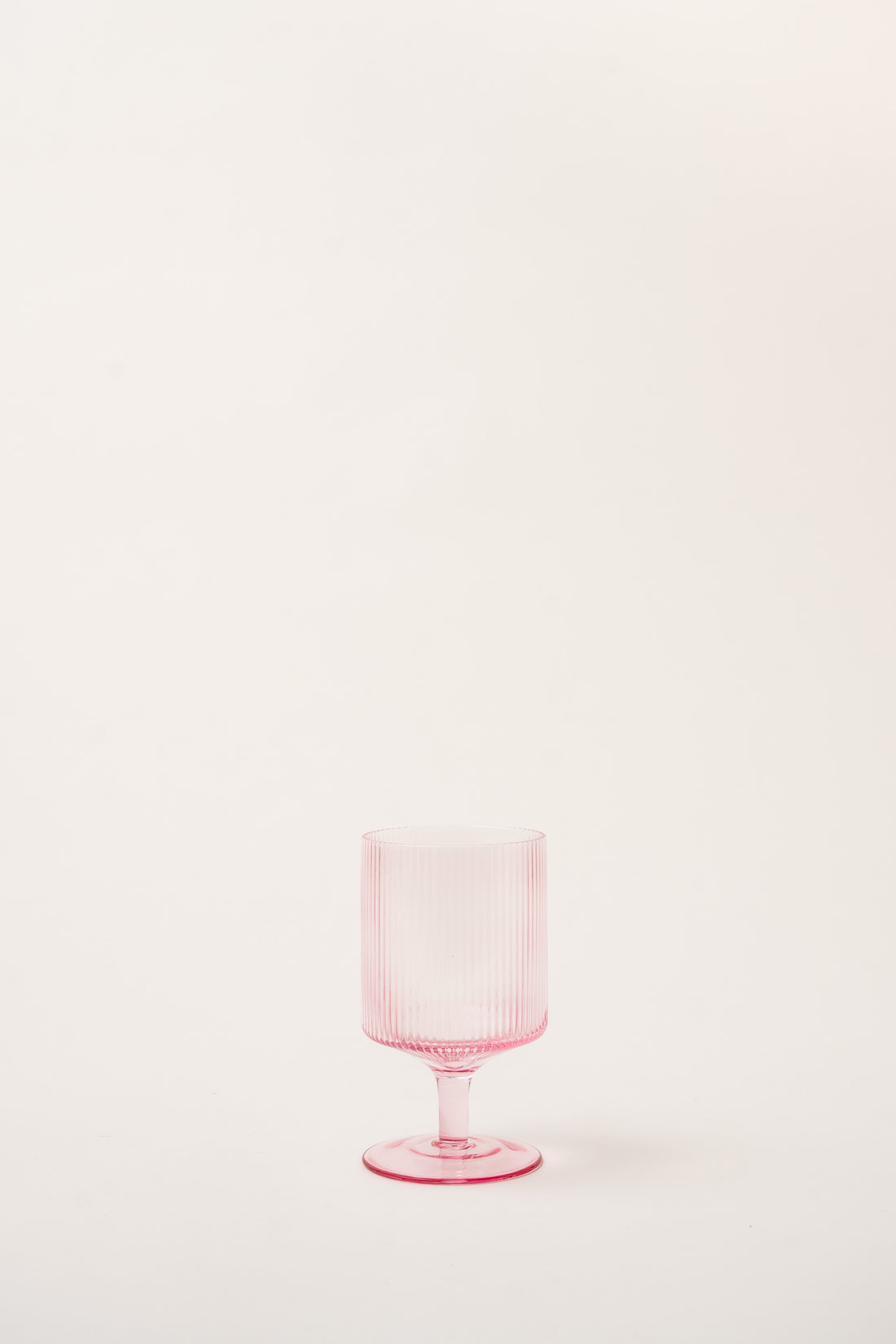 Footed Cocktail Glass - Pink