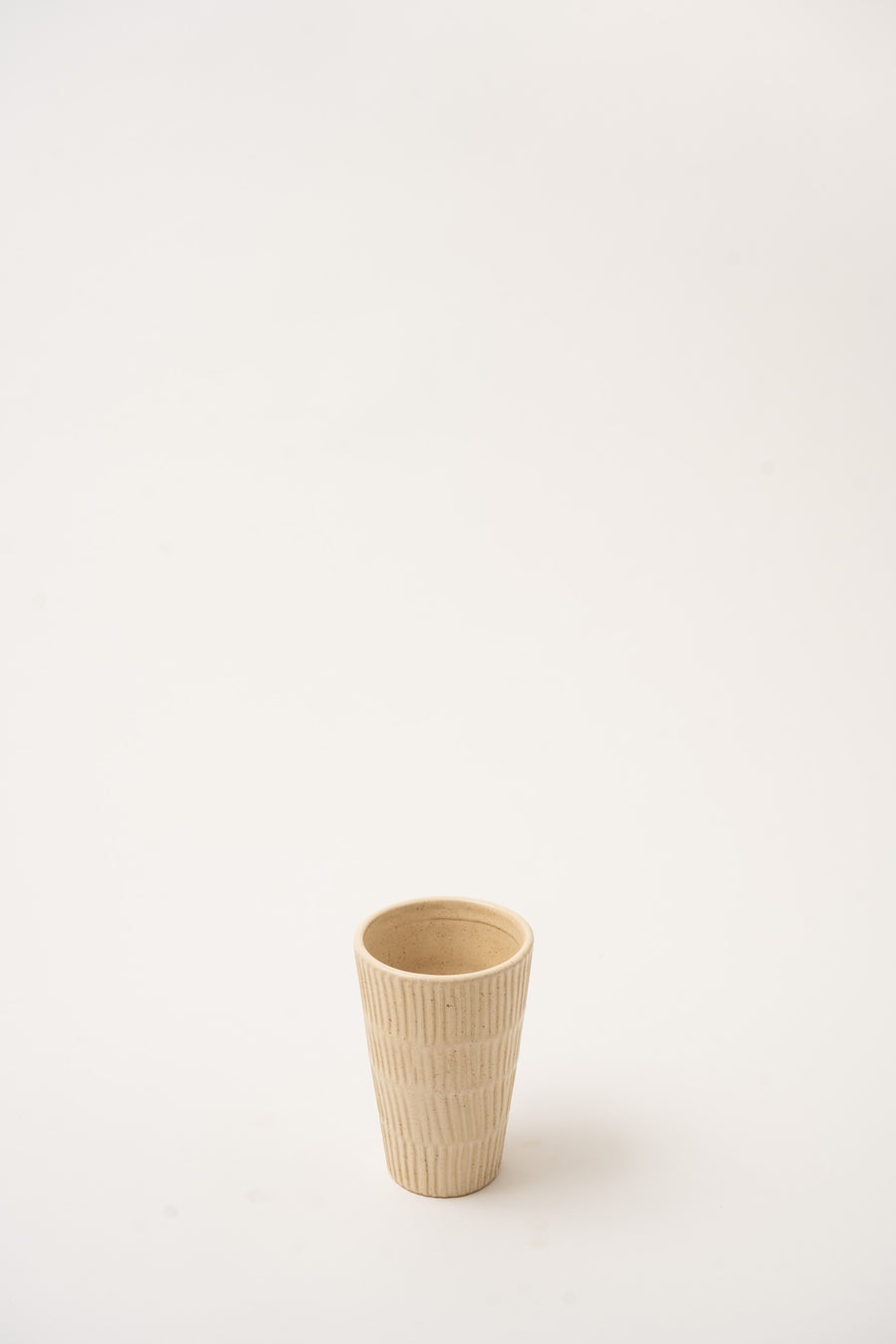 Dash - Beige Ceramic Cup