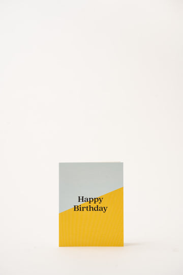 Happy Birthday Yellow - Greeting Card