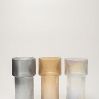 Ribbed Toppings Vase - Iridescent
