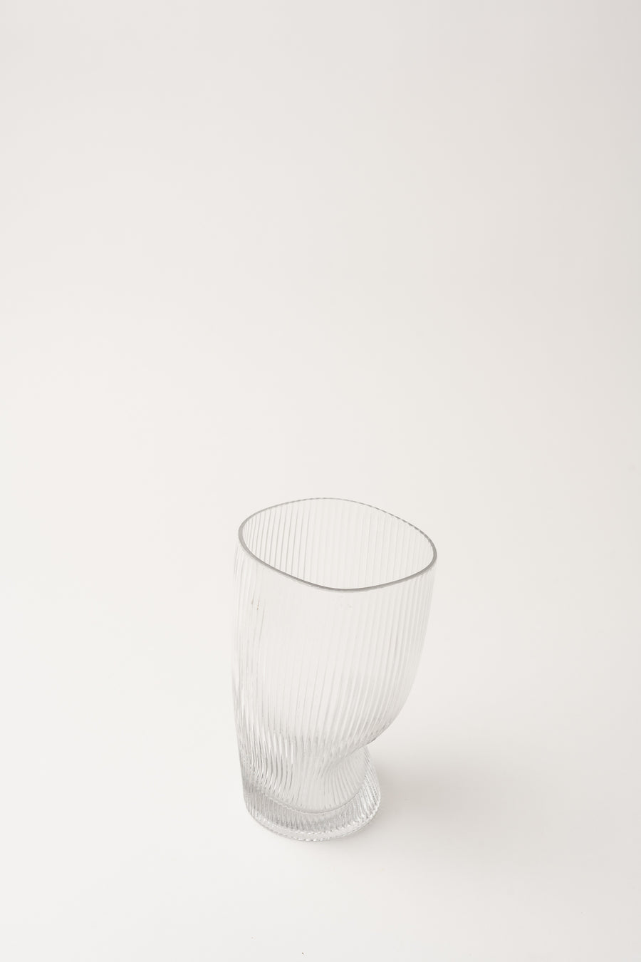 Clear Indent Vase