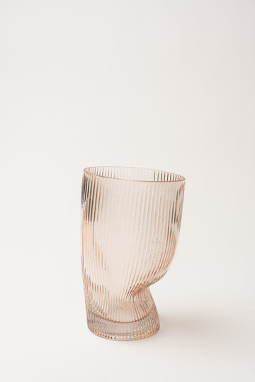 Blush Indent Vase
